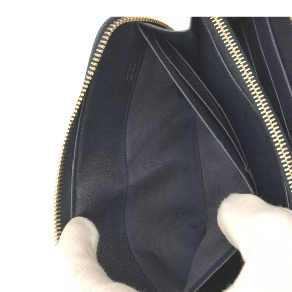 PRADA Saffiano Leather Zip Around Long Wallet - Picture 7 of 8